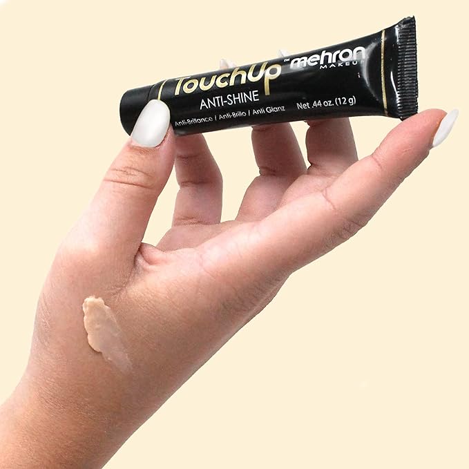 Mehron Makeup TouchUp Anti-Shine Gel | Matte Primer (Light Tint)