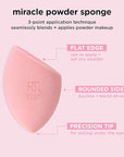 Real Techniques Ultimate Makeup Sponge Trio, Makeup Blending Sponges, For Liquid, Cream, & Powder Products, Powder & Foundation Sponges, Mini Makeup Sponge, Latex-Free Foam, Travel-Friendly, 3 Count
