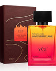 Ycz LOVE'S RED FLAME Eau de Parfum Spray, Long-Lasting Fragrance for Men, Daily Use Men's Casual Cologne, A Signature Scent Great Holiday Gift A Gift for Any Occasion,50 ml (1.65 fl. Oz)