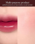 PLAT LIPS 927 BURGUNDY, Lip & Cheek, Lightweight, Naturally Dewy+ Glowy Finish, Blendable & Buildable Formula (1.2g, 0.003 oz.)