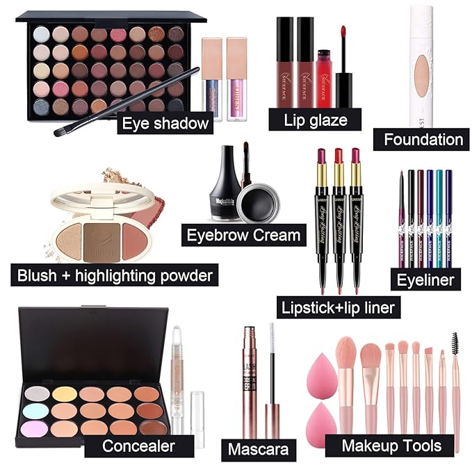 All-in-one Holiday Make up Gift Set | Makeup