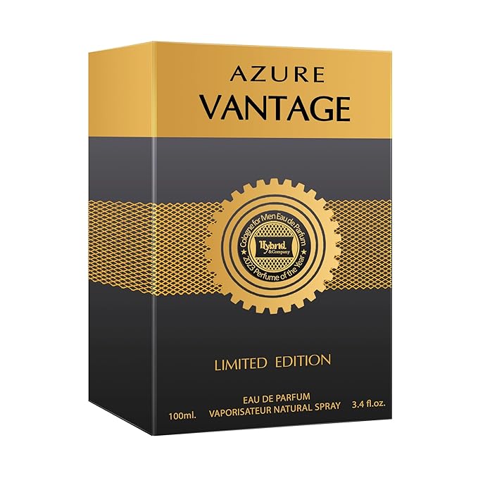 Hybrid & Company Azure Vantage Limited Edition Pour Homme Eau De Toilette Natural Spray 3.4FL.OZ