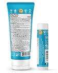 Badger Mineral Sunscreen Combo, SPF 30 Cream & SPF 35 Face Stick, Organic Ingredient with Mineral Zinc Oxide, Unscented Reef Safe Sunscreen Set, Broad Spectrum, Water Resistant, 2-Count