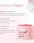 medicube Salmon DNA PDRN Pink Collagen Jelly Pad | Korean Gel Toner Pads with Niacinamide, Madecassoside, Retinol | Soothing, Radiance & Uneven Skin Tone | Korean Skin Care | 70Pads