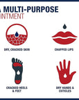 Aquaphor Healing Ointment - Travel Size Protectant for Cracked Skin - Dry Hands, Heels, Elbows, Lips, Packaging May Vary, 1.75 Ounce (Pack of 3)