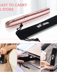 Gurelax Women's Electric Eyebrow Trimmer with Replacement Blades, Precision LED Light, Safe and Instant Painless Hair Remover