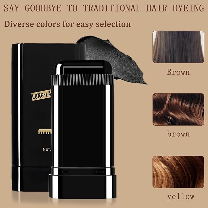 Safe and Convenient Comb Hair Dye, Waterproof and Sweat-Proof Hair Dye Comb (black)