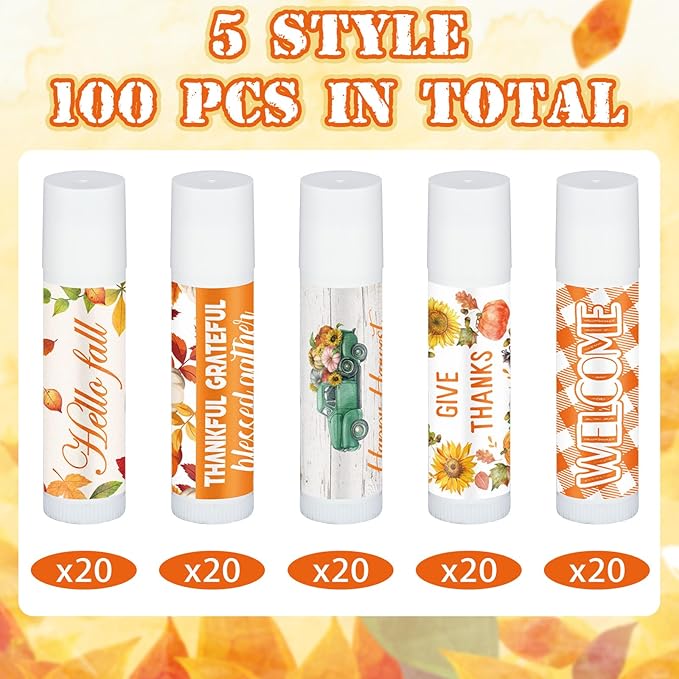 Dunzy 100 Pack Hello Fall Thanksgiving