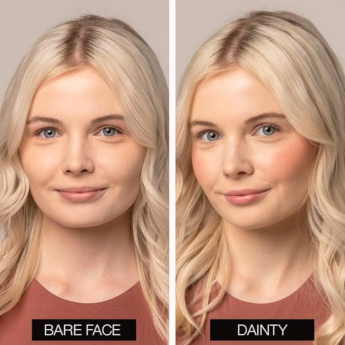 Palladio Liquid Blush for Cheeks & Lips 2-in-1 Makeup Face Blush, Weightless Cream Formula, Smudge Proof Long-Wearing Pigmented Blush, Natural Look Makeup Face Blushes, Shimmer Finish, Dainty