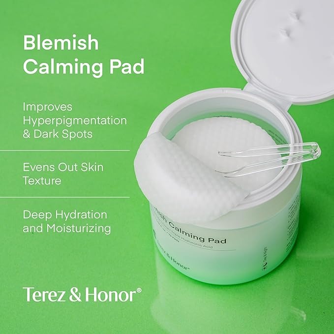 Niacinamide Centella Asiatica Hyaluronic Acid Serum Pad - Korean Brightening, Moisturizer, Deep Hydrating Toner Skincare for Face with Pure Ground Cotton Pad for Routine Facial Care - Made in Korea