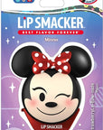 Lip Smacker Disney Minnie Mouse Emoji Lip Balm, Strawberry Lemonade Flavored, Clear, For Kids (Pack of 2)