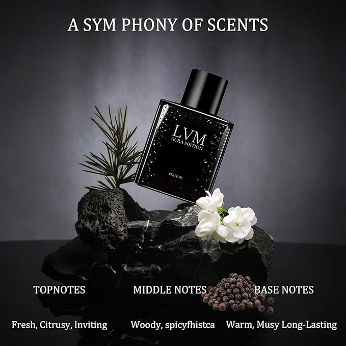 for Men, Long Lasting Cologne for Men, Social Scent for Confidence, Fresh Woody Fragrance for All Occasions, 50ML (1 PC)