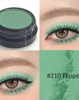 Erinde Single Green Matte Eyeshadow Palette, High Pigmented Eye Shadow Powder, Long Lasting, Ultra-Blendable, Intense Color