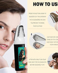 Easy Black Hair Dye,Natural Hair Dye Shampoo for Women,Semi Permanent Hair Color Cover Gray White Hair,Champu Para Canas Hair Dye 4 in 1 With Comb Herbal Plant Hair Color Shampoo(Black)