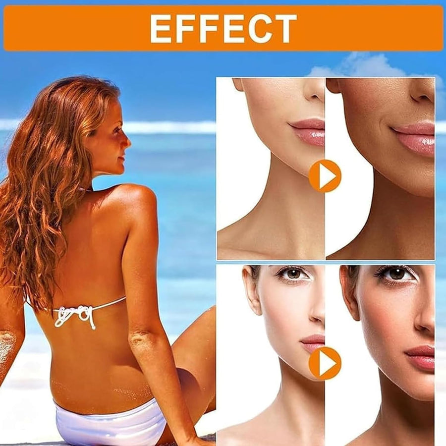 Luxury Intensive Tanning Gel, Natural Tanning Accelerator Cream Gel, Carrot Sun Tanning Gel, Intensive Tanning Luxe Gel, Intensive Tanning Gel for Sunbed Outdoor Sun Tanning (1pcs)
