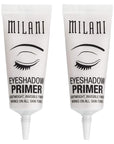 Milani Eyeshadow Primer - 2 Pack | Primer Face Makeup Eye Shadow Primer Base | Makeup Primer for Face | Vegan, Cruelty-Free, Made for Long-Lasting Wear | Use with Eye Shadow Palettes