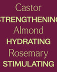 Plant Therapy Rosemary & Castor Oil - 4 oz Hair Treatment for Growth, Shine, Softness, Healthy Scalp & Hair Mask