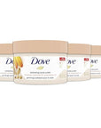 Dove Scrub for Silky Skin Oatmeal & Calendula Oil Body Scrub Exfoliates & Gives Lasting Nourishment 10.5 oz 4 Count