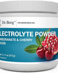 Dr. Berg Zero Sugar Hydration Keto Electrolyte Powder - Enhanced w/ 1000 mg of Potassium & Real Pink Himalayan Salt (NOT Table Salt) - Pomegranate and Cherry Hydration Drink Supplement - 50 Servings