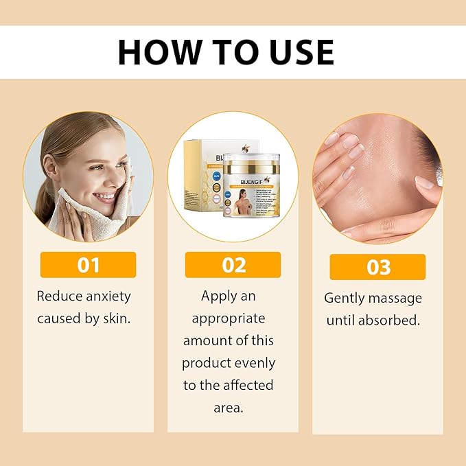 Bee venom cream for removing