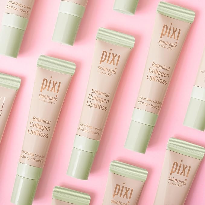 Pixi Botanical Collagen Lip Gloss | Nourishing and High Shine | 0.5 fl oz / 15 ml