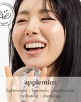 NOONI Korean Lip Oil - Applemint | Long-Lasting, Moisturizing, Plumping, Revitalizing for Dry Lips, Waterproof, No Peel Off, Hydrating, Nourishing Crystal Clear, 0.12 FL Oz