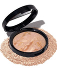 LAURA GELLER NEW YORK Award-Winning Baked Balance-n-Brighten Color Correcting Powder Foundation - Fair - Buildable Light to Medium Coverage - Demi-Matte Natural Finish
