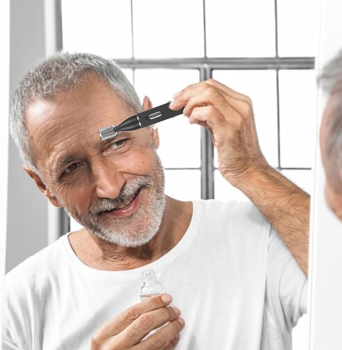 Nose Hair Trimmer for Men and Women, Painless 3 in 1 Men's Ear and Nose Hair Trimmers, 2025 USB-C Rechargeable Facial & Body Detail Hair Trimmer Clipper with High Speed and Dual-Edge Blades