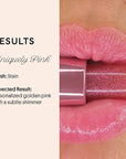 Winky Lux Pink Opal Glimmer Balm – Nourishing pH Lip Balm with Color Changing Pink Tint with Shimmer, Hydrating Ceramides Soften Lips, Raspberry Vanilla Scent