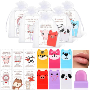30 Sets Wild Animal Birthday Lip Classroom