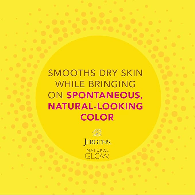 Jergens Natural Glow Instant Sun Tanning Moisturizer + Bronzer, Lightweight Sunless Tanning for Natural-Looking Color, Deep Bronze, 6 Oz