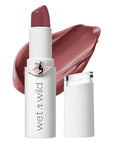 wet n wild Mega Last High-Shine Lipstick Lip Color, Infused with Seed Oils For a Nourishing High-Shine, Buildable & Blendable Creamy Color, Cruelty-Free & Vegan - Rosé And Slay