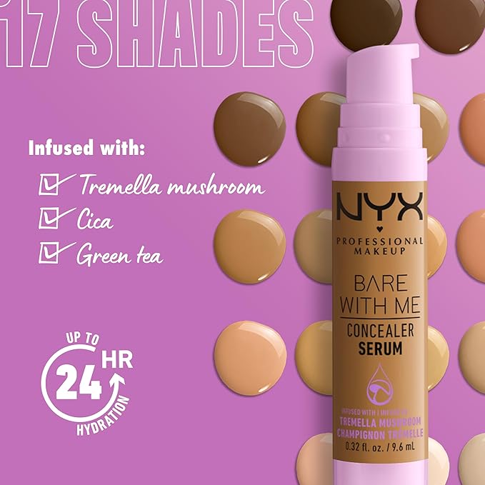 NYX PROFESSIONAL MAKEUP Bare With Me Concealer Serum, - Rich
