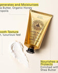 Panier des Sens - Hand Cream for Dry Cracked Hands - Hand Lotion with Honey & Shea Butter - Vitamin E Skin Moisturizer with 97% Natural Ingredients - Made in France, 2.5 fl oz