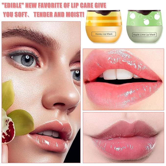 4 Pcs Bee Lip Balm Honey Lines