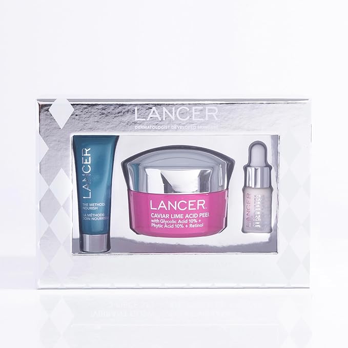 Lancer Skincare Vibrant Glow 3-Piece Set, Moisturizing