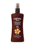 Hawaiian Tropic SPF 15 Tanning Oil Spray with Coconut Oil and Cocoa Butter, 8oz & Banana Boat SPF 50 Lip Sunscreen Twin Pack
