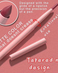 evpct 6Pcs Retractable Lip Liner Pencils Set Pack for Shaping & Sculpting Lips, Mauve Maroon Red Orange Nude Chocolate Dark Brown Plum Creamy Matte Gel Lip Liner Lipliners Pencil delineador de labios