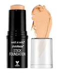 wet n wild Photo Focus Matte Foundation Stick Makeup Shell Ivory & Soft Ivory | Vegan & Cruelty-Free
