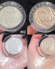 evpct Blonde Gold & Champagne Gold Face Highlighter