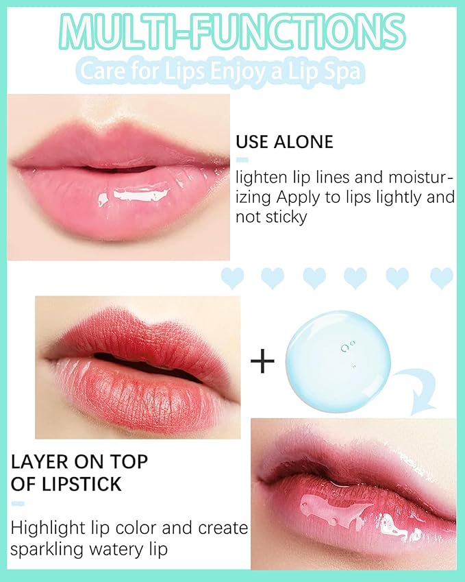Tinted Moisturizing Lip Glow Oil,Hydrating Plumping Gift