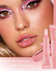 5 Pcs Hydrating Lip Gloss Lip Jam Set, High Shine Glass Finish Nude Colors Moisturizing Glitter Plumping Lip Gloss Shiny Jelly Liquid Lipstick for Girls and Women