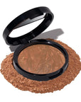 LAURA GELLER NEW YORK Award-Winning Baked Balance-n-Brighten Color Correcting Powder Foundation - Toffee - Buildable Light to Medium Coverage - Demi-Matte Natural Finish