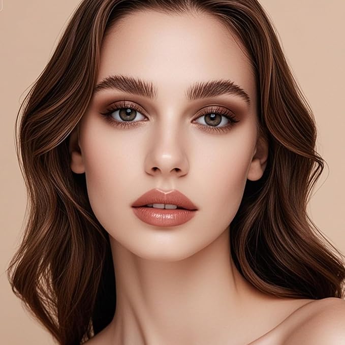 Erinde Single Dark Brown Matte Eyeshadow Palette, High Pigment, Long Lasting, Intense Color, Neutral Nudes Naked Matte Pressed Powder Eye Shadow Palette