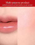 PLAT LIPS 931 CRAZY PERSIMMON, Lip & Cheek, Lightweight, Naturally Dewy+ Glowy Finish, Blendable & Buildable Formula (1.2g, 0.003 oz.)