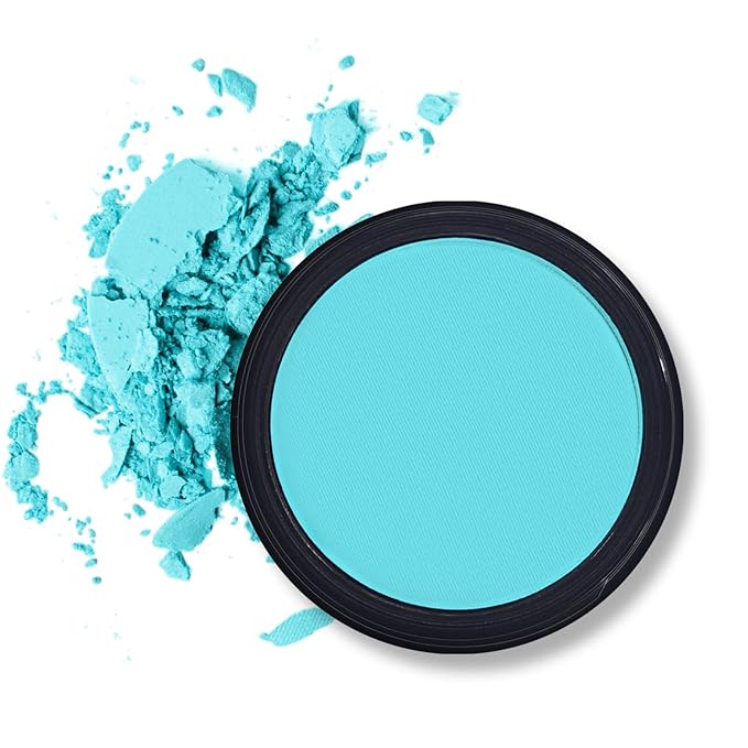 Erinde Single Sky Blue Matte Eyeshadow Palette, High Pigmented Eye Shadow Powder, Long Lasting, Ultra-Blendable, Intense Color