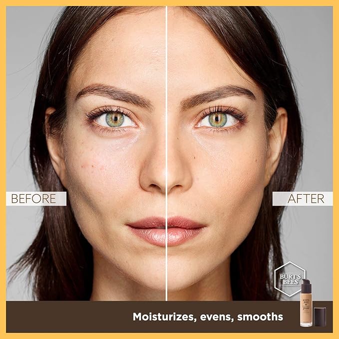 Burt's Bees Goodness Glows Liquid Makeup, Rich Caramel