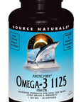 Source Naturals ArcticPure Omega-3 Fish Oil 1125mg Ultra Potency Maximum Strength EPA + DHA For Heart, Joint, Brain & Immune Health - 30 Softgels