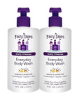Fairy Tales Daily Cleanse Everyday Kids Body Wash - Soap for Bath or Shower, Body Wash For Kids With Clean and Natural Ingredients, Delicious Pear Citrus Scent – 16 oz. (2 Pack)