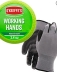 Idea Shop USA O’Keeffe Working Hands Cream 3.4oz + Work Gloves Bundle – Moisturizing Lotion for Dry, Cracked Hands with Protective Gloves for Gardening, Cleaning, DIY, and Everyday Hand Care